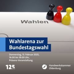 Wahlarena zur Bundestagswahl 